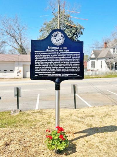 Georgia Historical Society dedicates marker recognizing Mayor Richmond D. Hill