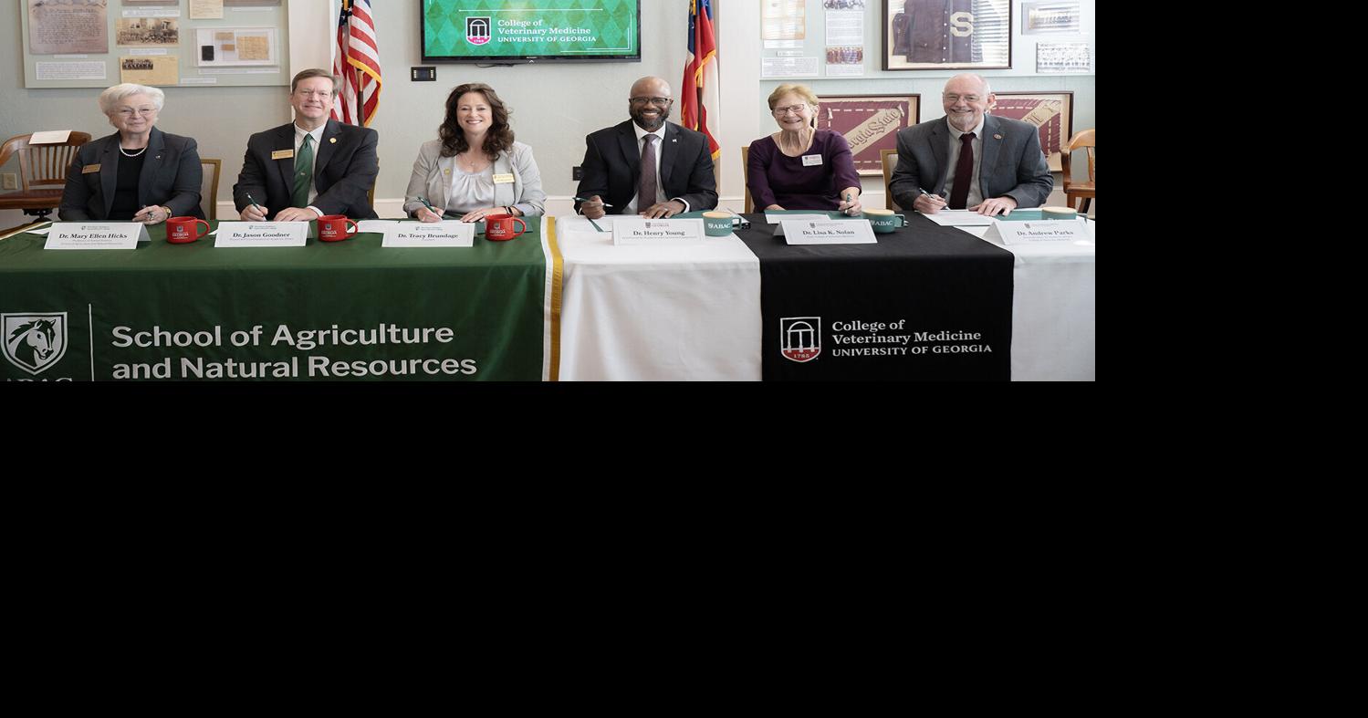 ABAC and UGA sign agreement to address rural veterinary needs