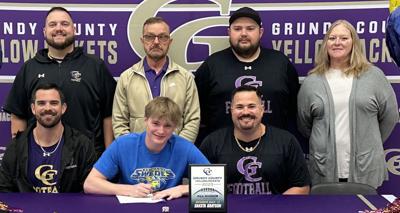 GCHS football’s Grayson signs with Bethany College