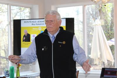Dr. Alan Clark spoke to Monteagle-Sewanee Rotary Club