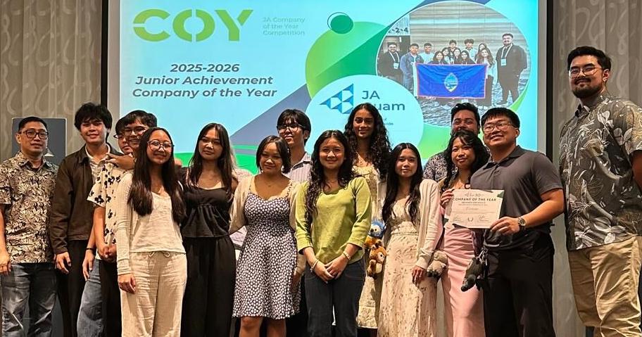 Konni' Cards wins Junior Achievement Guam's Company of the Year competition