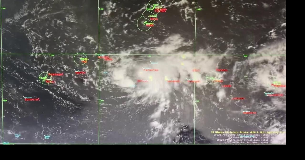 (UPDATED) Hagupit now unlikely to strengthen significantly as it continues west through Yap, no direct threat to Marianas