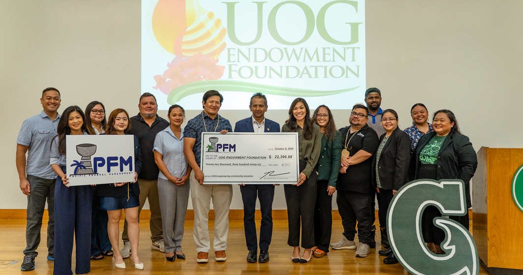Pacific Federal Management starts scholarship, internship for UOG engineering students