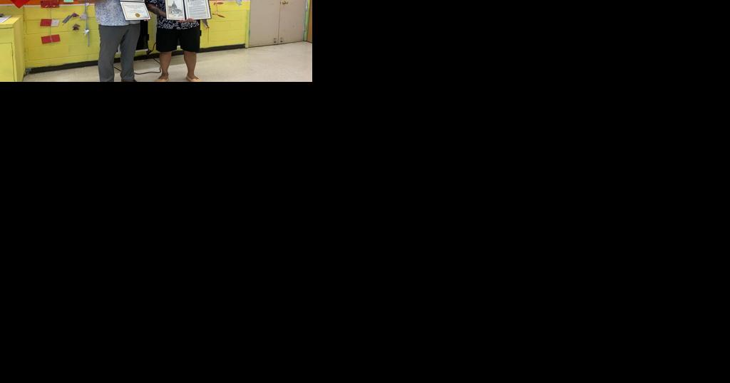 Del. Michael San Nicolas recognizes 2021-2022 Teacher of the Year - Vimarsana News