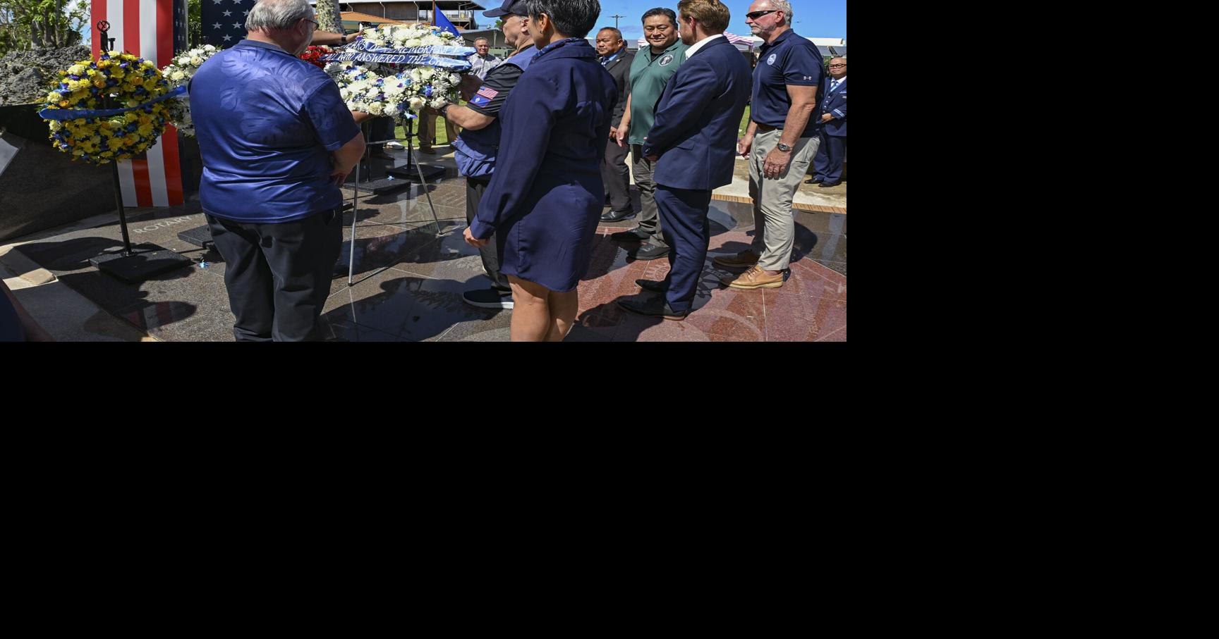 'America had been wounded': 9/11 first responder, Guam National Guard colonel share stories at memorial