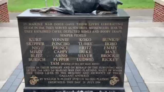 Guam war dog monument in Knoxville, Tennessee | Lifestyle | guampdn.com