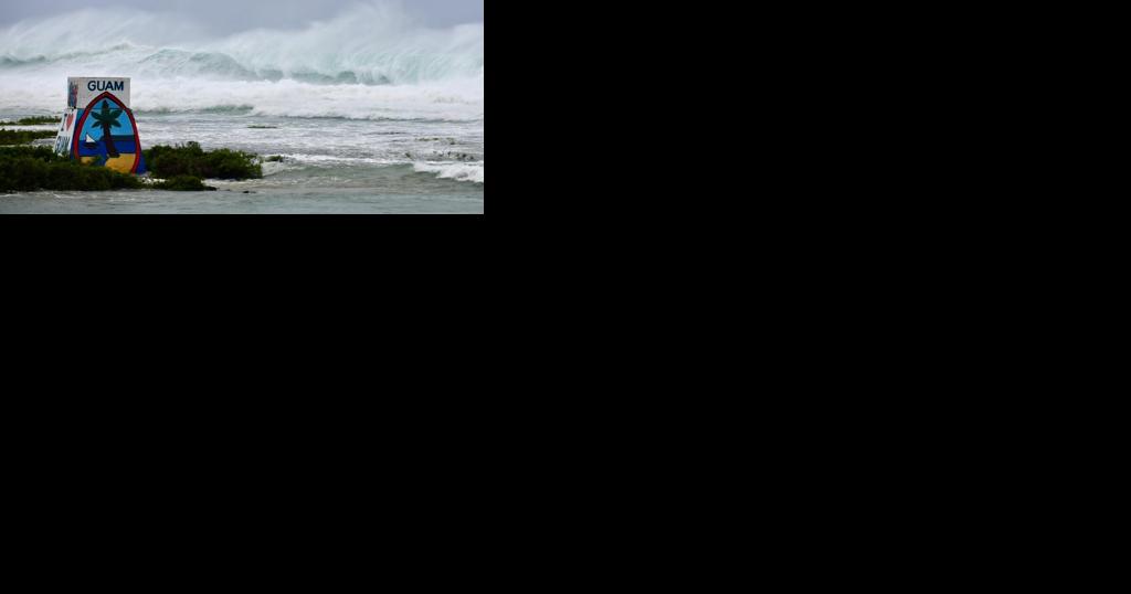 High seas, coastal flooding a concern as Typhoon Mawar approaches Guam - Vimarsana News