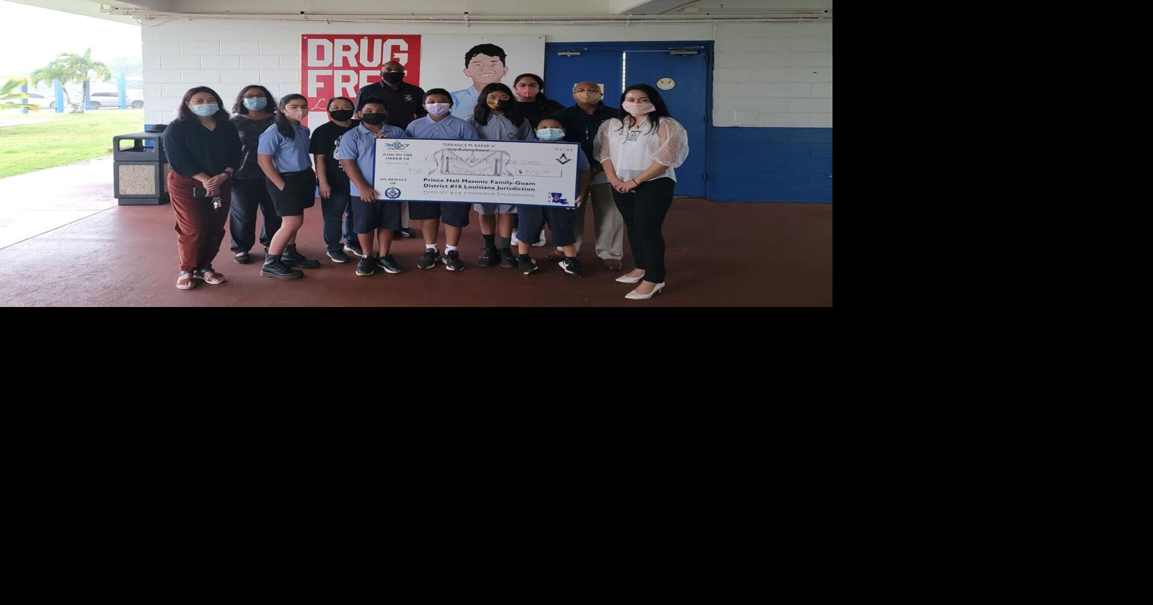 Prince Hall Masonic Family - Guam, Matua Lodge 272 donate to V.S.A ...