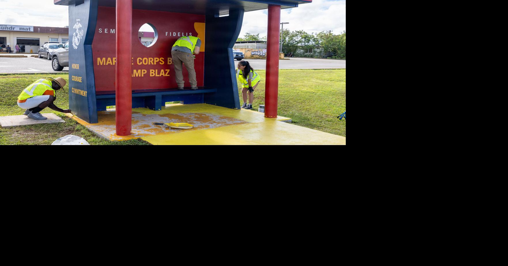 UPDATED Camp Blaz Marines restore, clean up historic sites across Guam