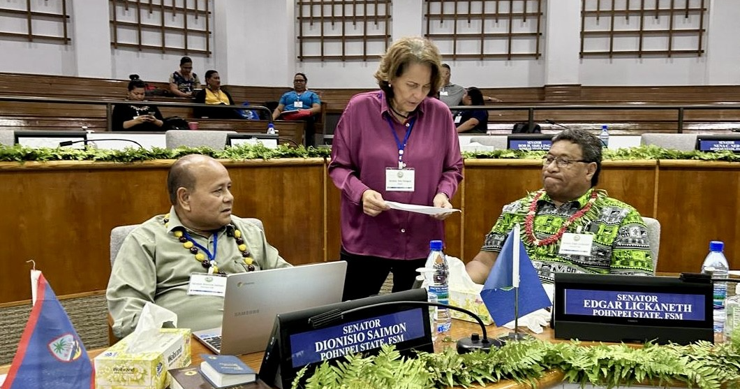 Taitague advocates for cost efficiency, health initiatives at APIL meeting in Marshall Islands