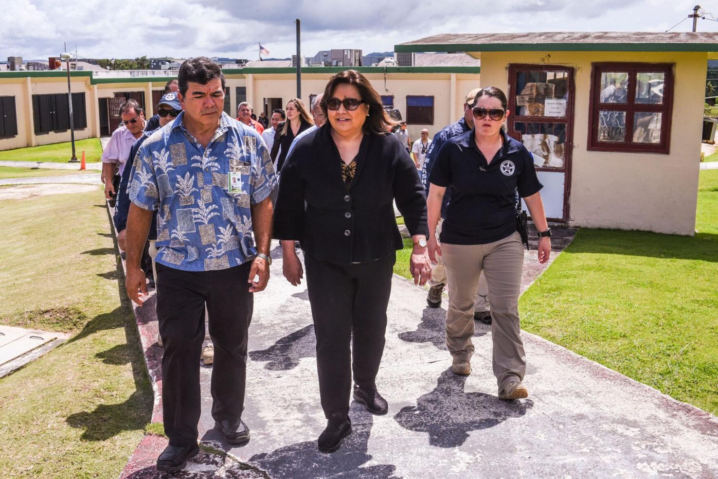 Guam DOC unveils #39 safer #39 prison after renovations using Compact impact