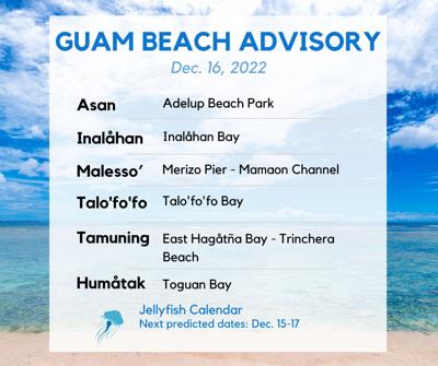 Guam EPA warns of 6 polluted beaches