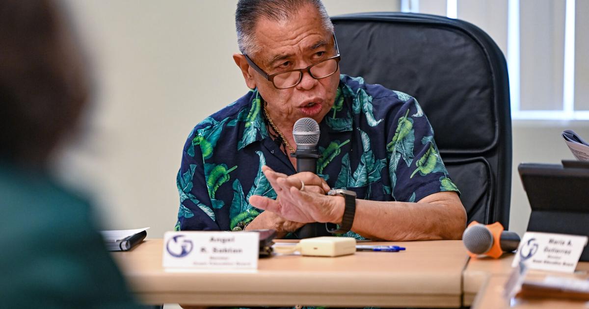 'This is going to be a disaster', 'rescind plan': Education board member Angel Sablan blasts Tiyan-Simon Sanchez High merger plan