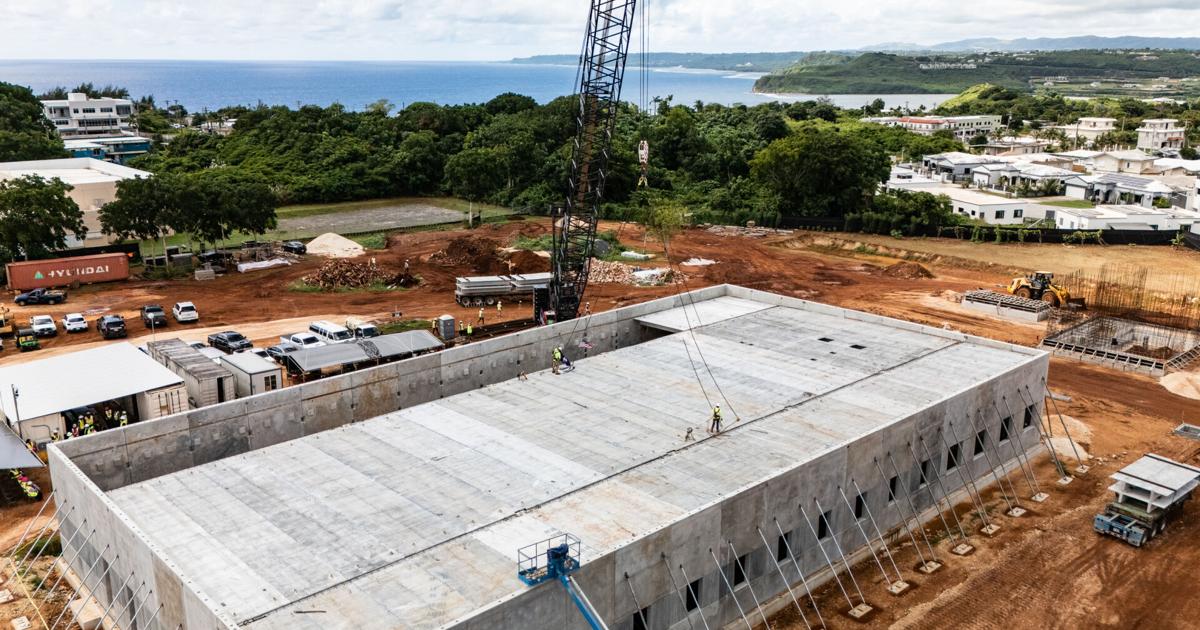 $38.6M Public Health laboratory construction in Mangilao makes major progress