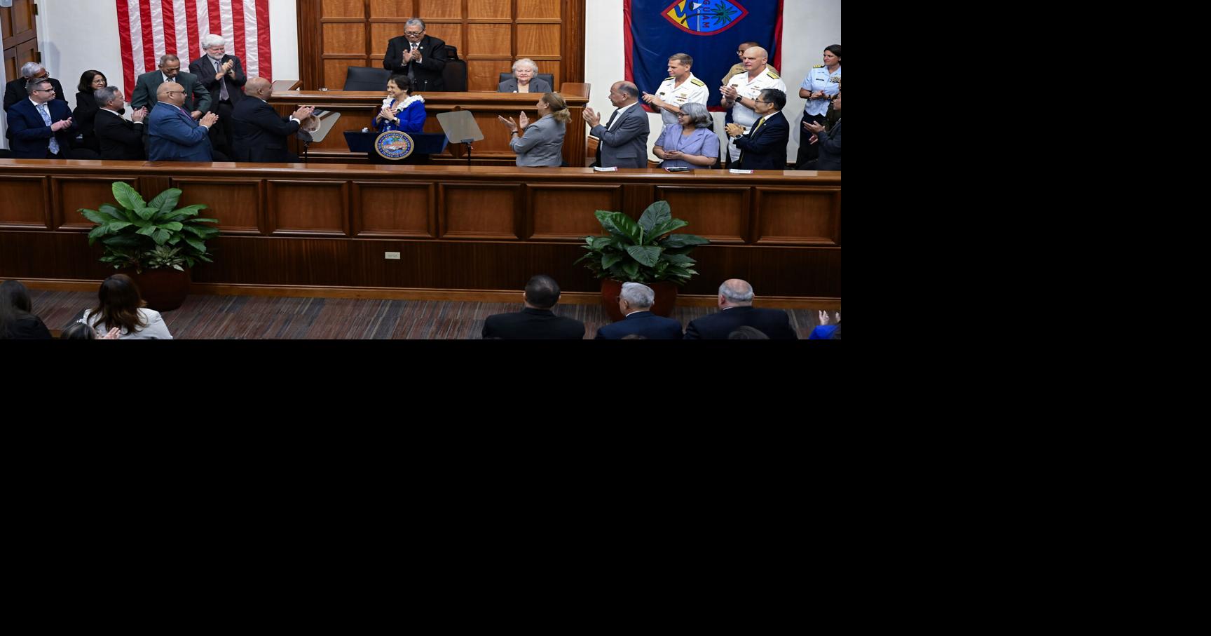 'Guam is stronger today', Leon Guerrero says in final address on economy, military buildup, politics