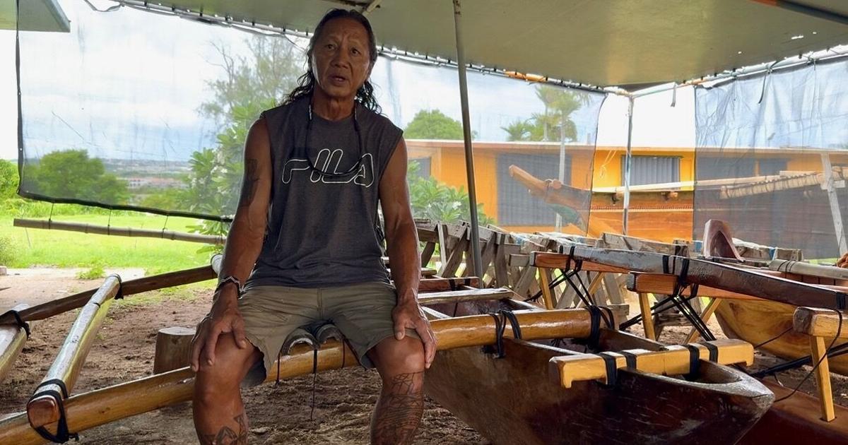After 46 days on the water, Ron Acfalle flies to Taiwan to share CHamoru seafaring knowledge