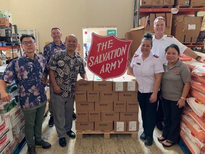 Salvation Army donation by Quality Distributors
