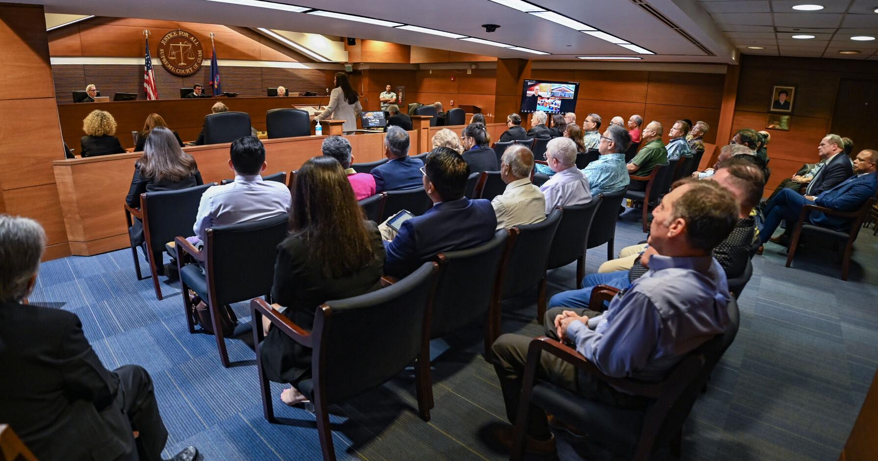 Justices hear arguments on AG's withdrawal from representing GovGuam agencies - Vimarsana News