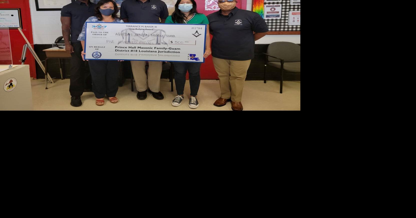 Prince Hall Masonic Family - Guam, Matua Lodge 272 donate to Agueda I ...