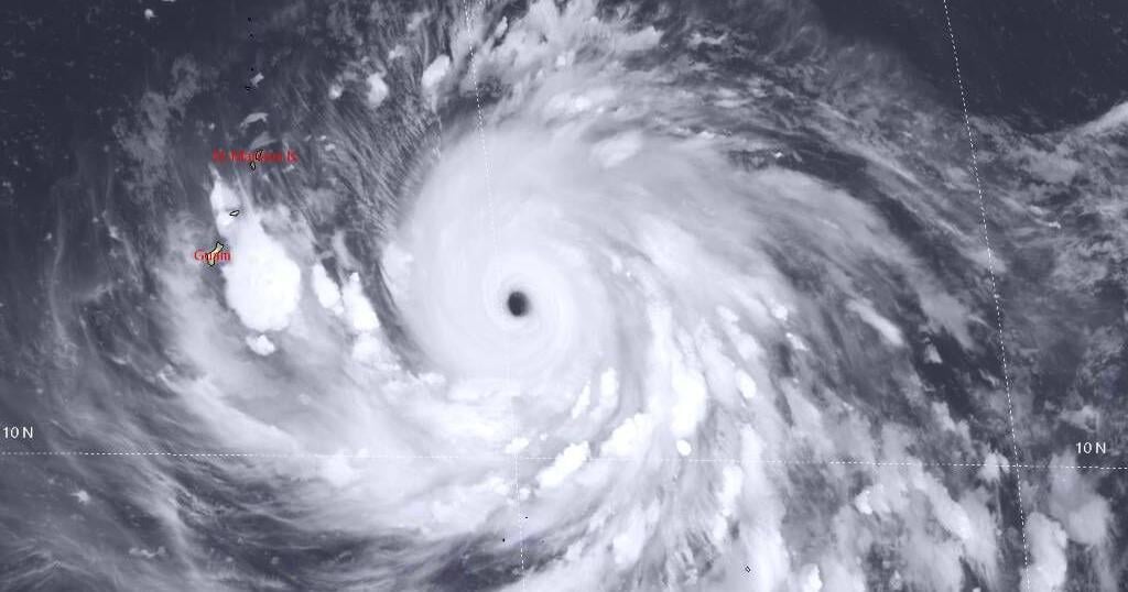 Super Typhoon Bavi tracking to go near Rota, all islands will see ...