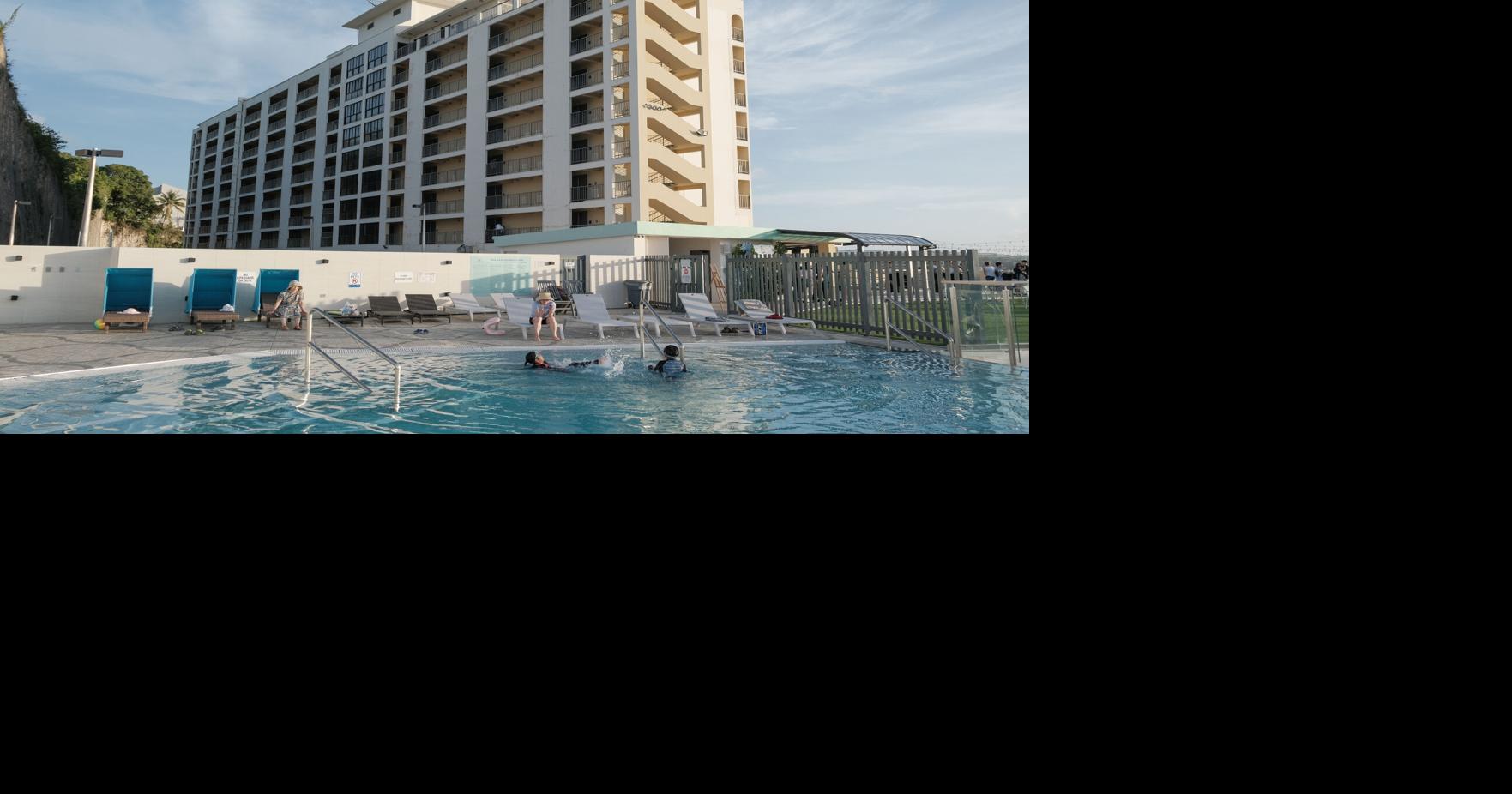 Tour shows off newly renovated rooms, pool at Bayview Hotel | Money ...