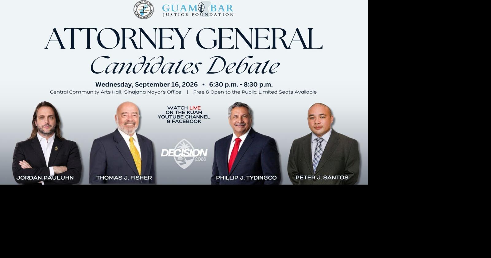 4 AG candidates debate Wednesday, Moylan 'passes'