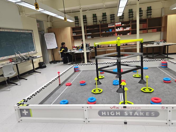 GW High School robotics team gears up for its first VEX B5 ...