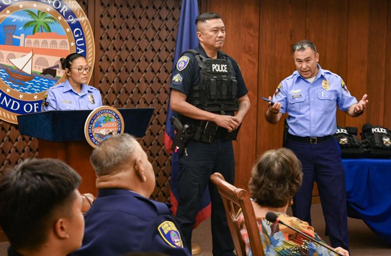 Guam police officers now have new bulletproof vests with lifespan of 7