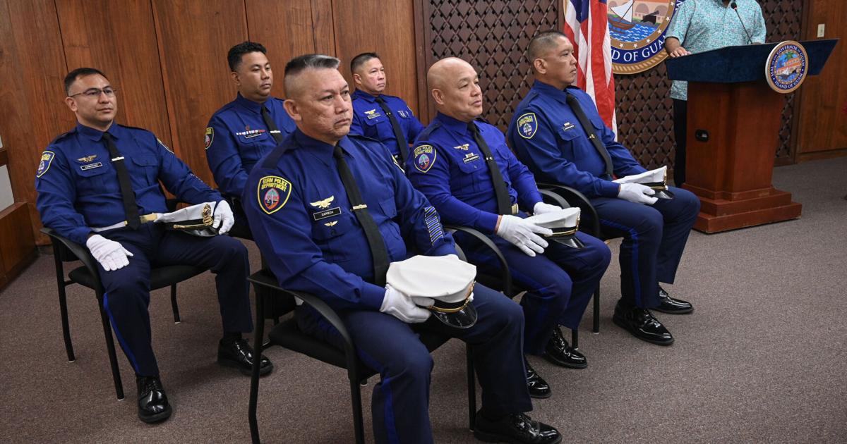Gfpd Ranks GPD promotes 7 officers to lieutenants | News | guampdn.com