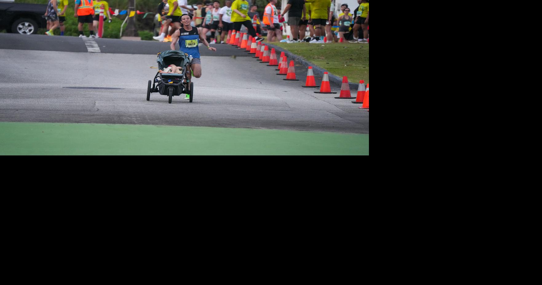 Father with 18-month-old baby on stroller take top spot at 2026 Ko'ko' Half Marathon