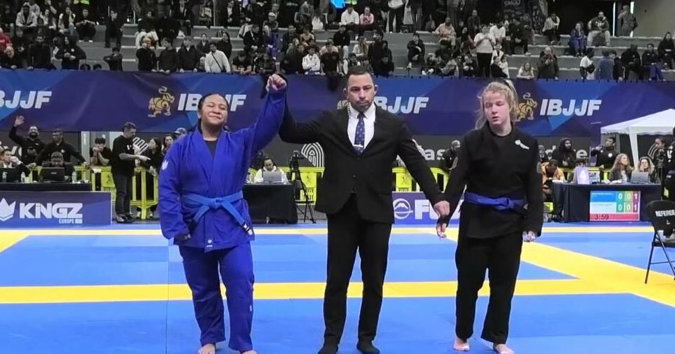 Guam’s T’ana Adamos wins gold at IBJJF European championships