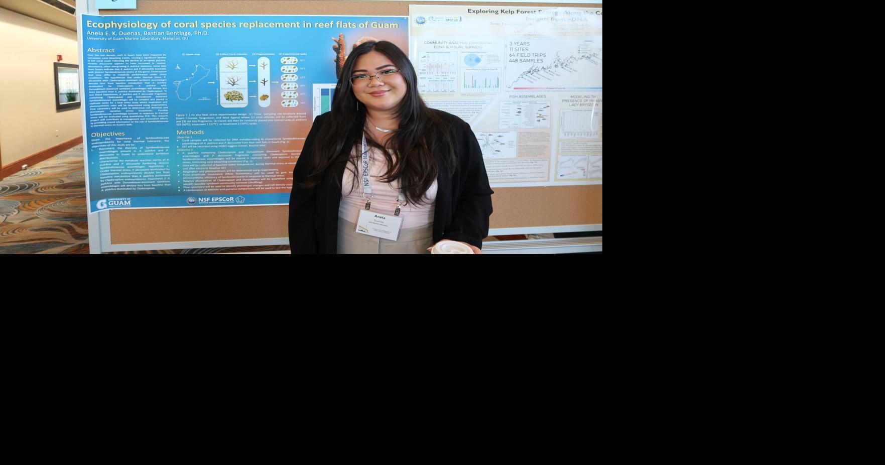 UOG graduate students spotlight coral research at national conference ...