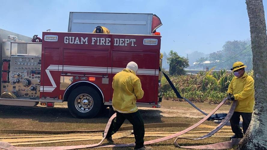 GFD responds to Barrigada grass fire | Local News | guampdn.com