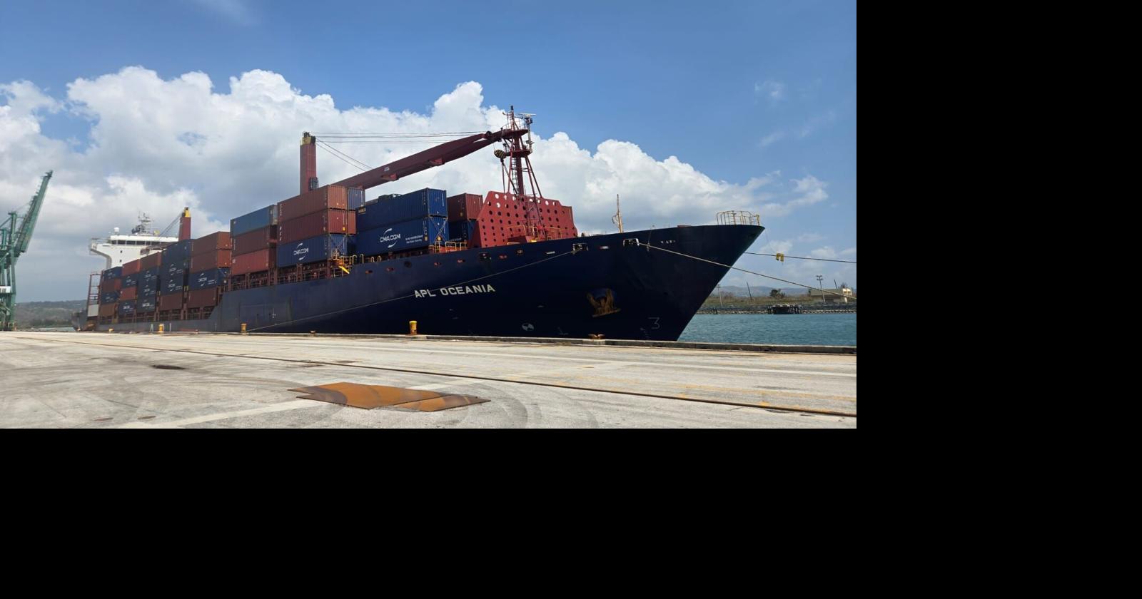 Critical supplies, military cargo offloading resumes at Port of Guam