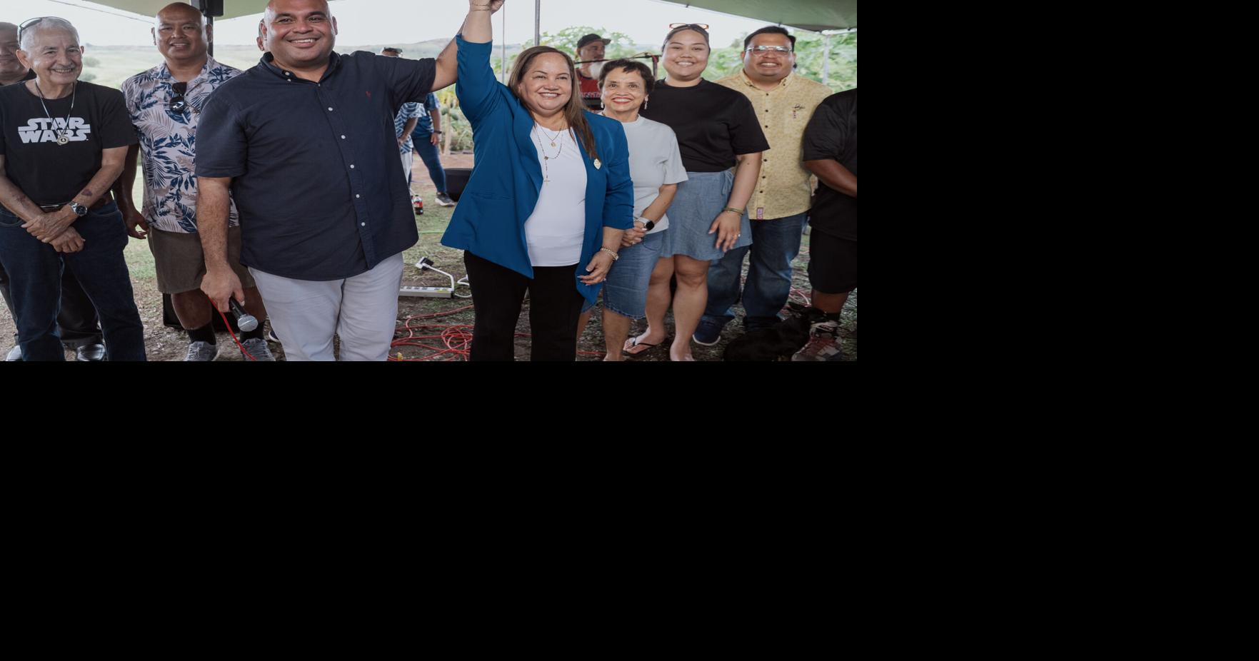 2026 election heats up, Tenorio-Muña-Barnes team campaigns in Inalåhan