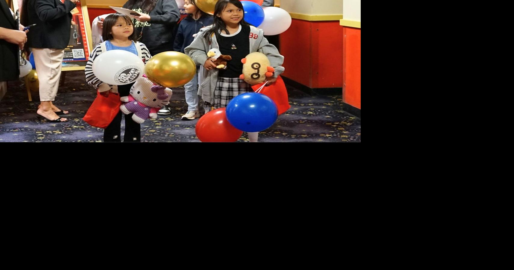 Over 100 kids, parents watch movie together via AG's office project