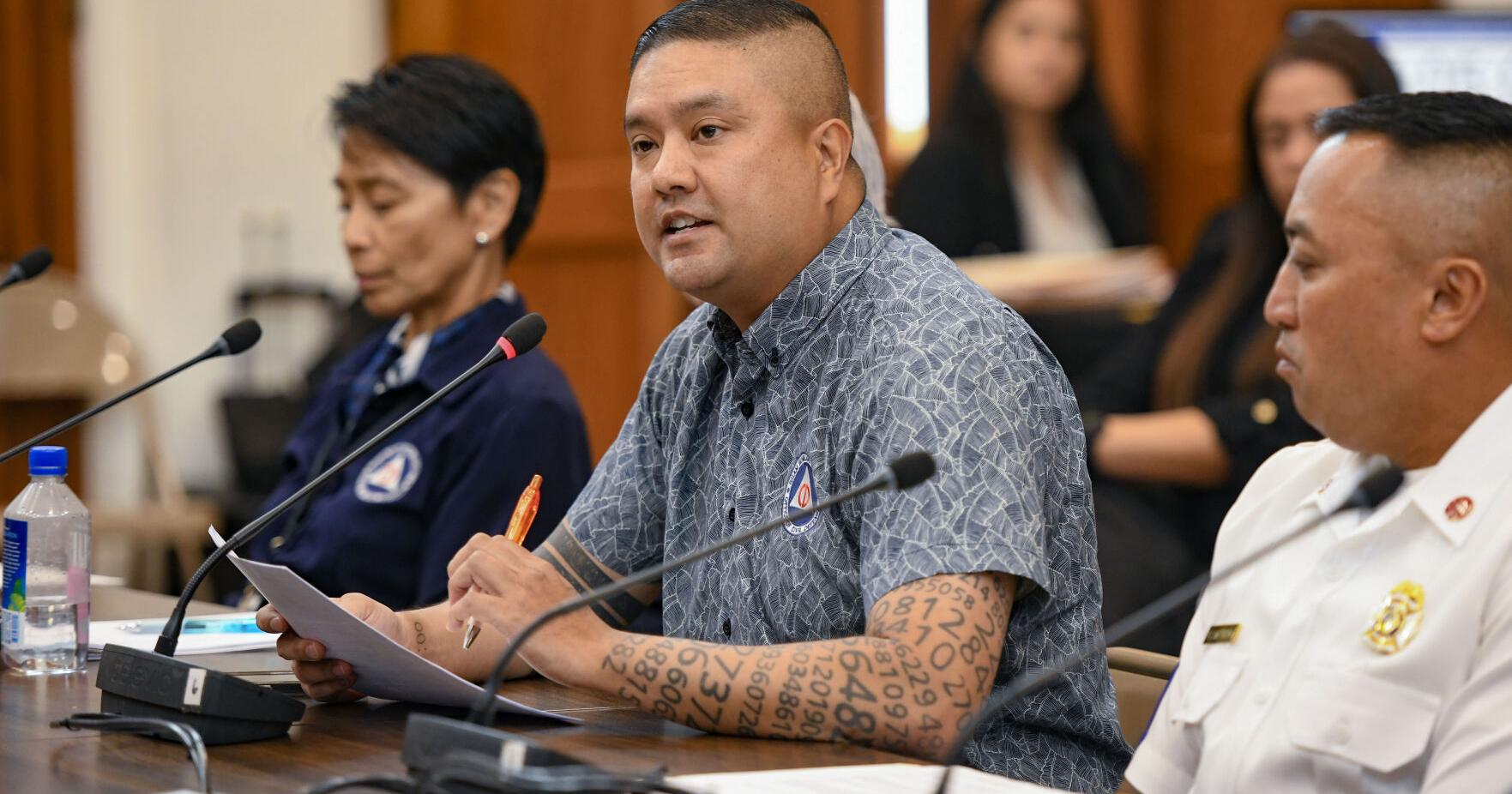 Guam's Civil Defense Administrator, National Guard Lt. Col. Charles Esteves found guilty of simple assault, destruction of property in Washington, DC