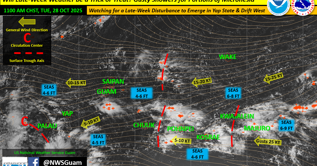 NWS: Easterly trades persist, some showers throughout region