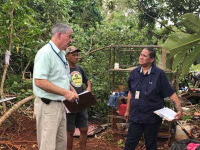 FEMA representatives assess Typhoon Mangkhut damage