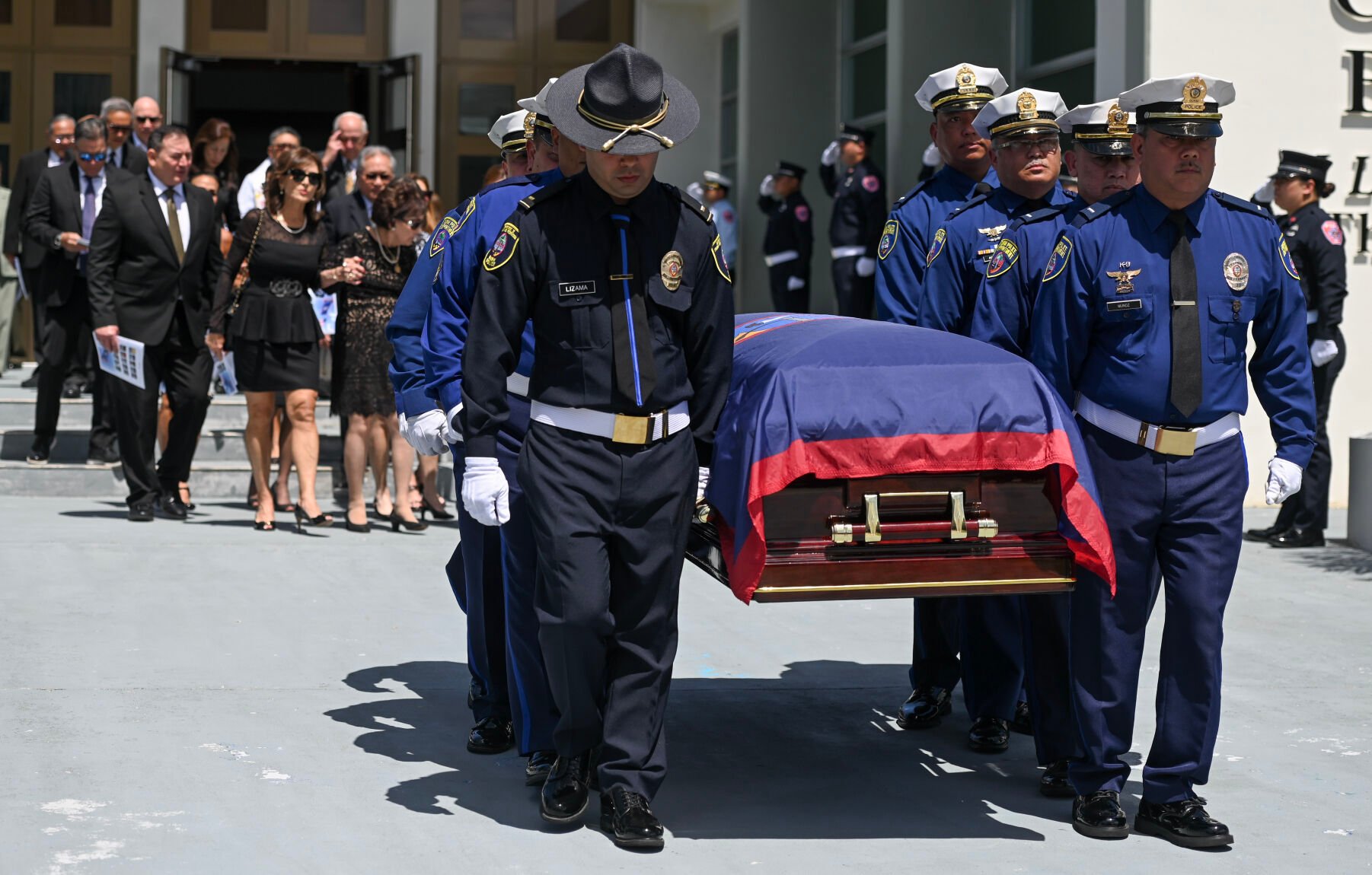 Former Gov. Paul M. Calvo's Son Honors His Father At State Funeral ...