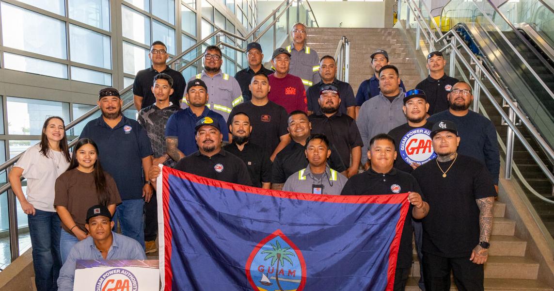 GPA's first wave team arrives on Saipan to help CUC restore power post-Sinlaku