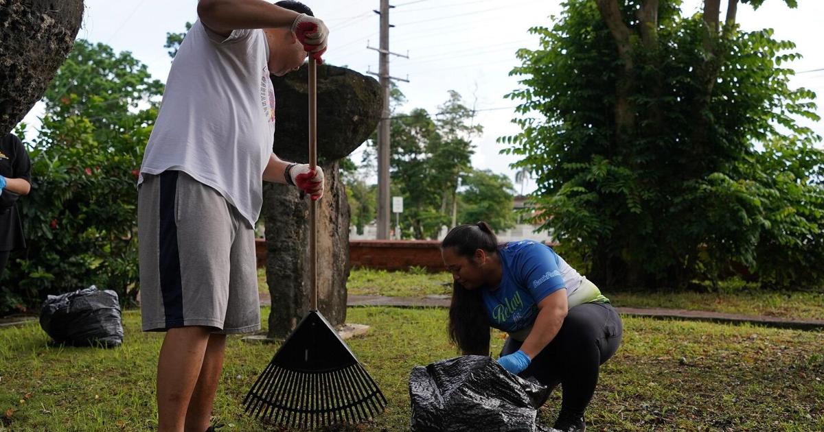 Alupang Beach next stop for BankPacific's 'Cleaning up our roots' initiative