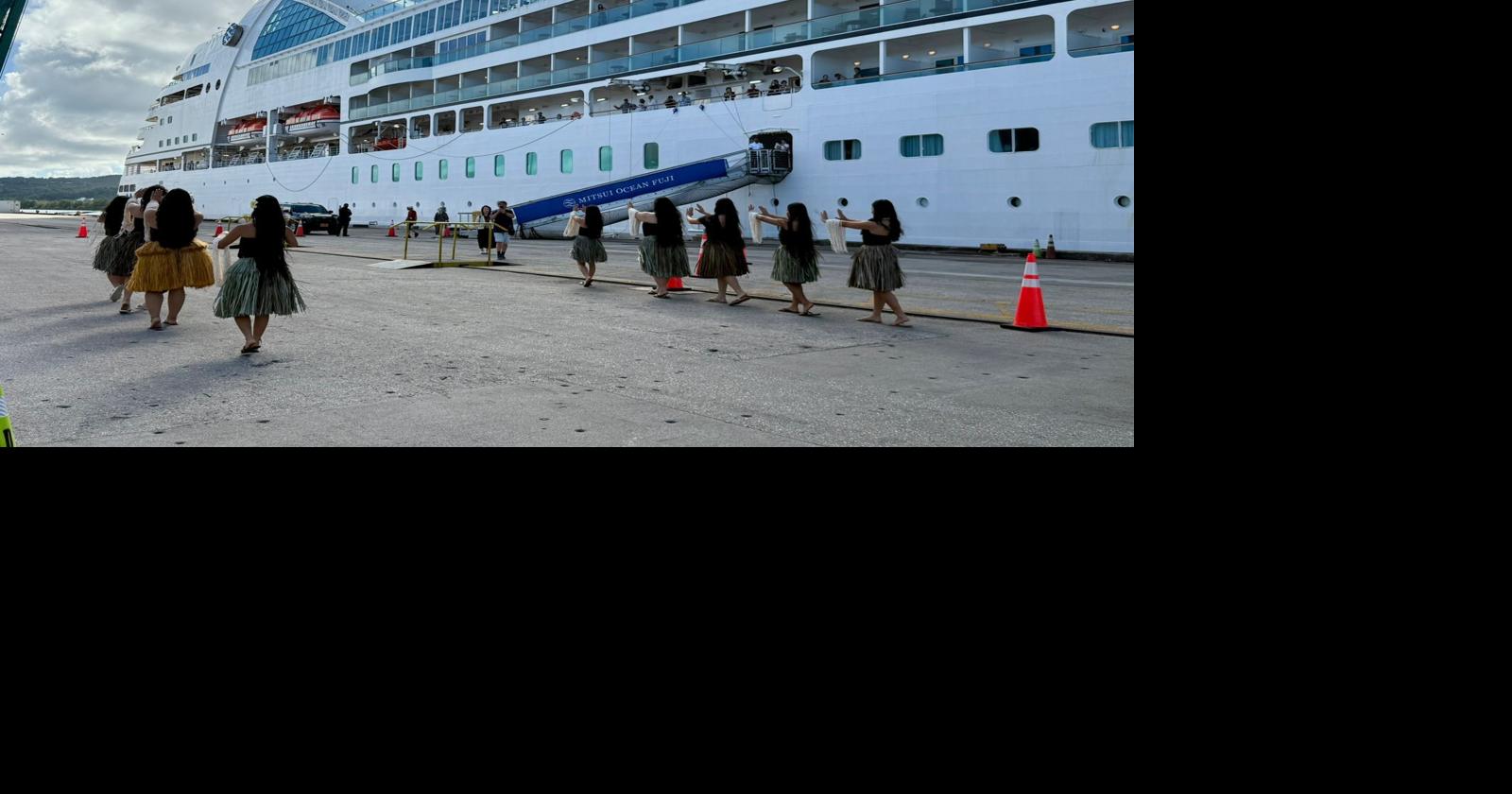 'Feels like heaven': Mitsui Ocean Fuji brings hundreds of cruise passengers to Guam