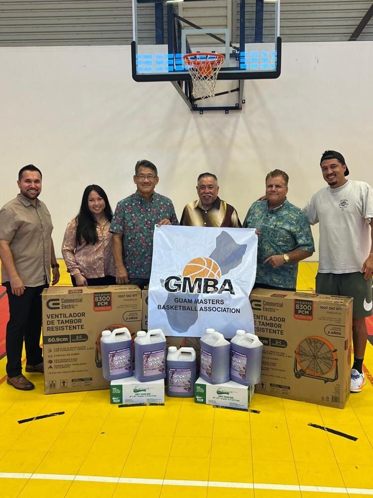 Guam Masters Basketball Association donates to Parks&Rec News
