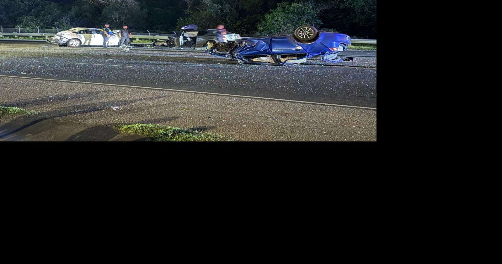 UPDATED 5-vehicle crash in Yigo sends 3 to hospitals