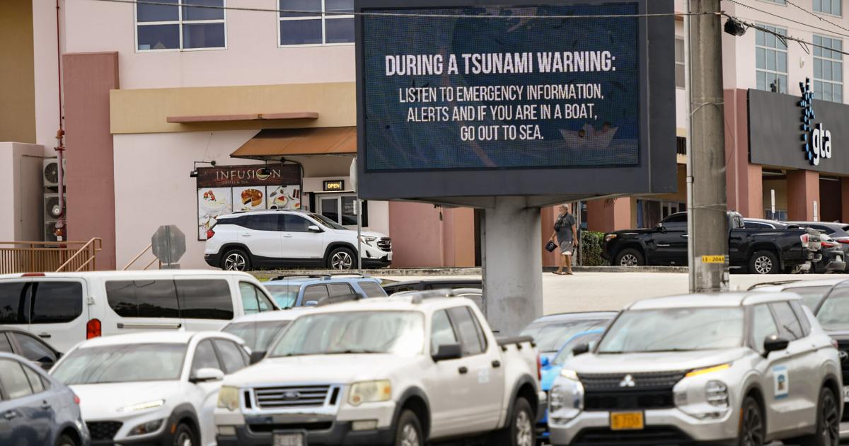 Tsunami spares Guam but advisory tests its preparedness
