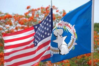 Haidee Eugenio Photo Of Cnmi And Us Flags