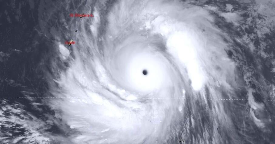Super Typhoon Sinlaku hits 180 mph, continues to track towards Marianas