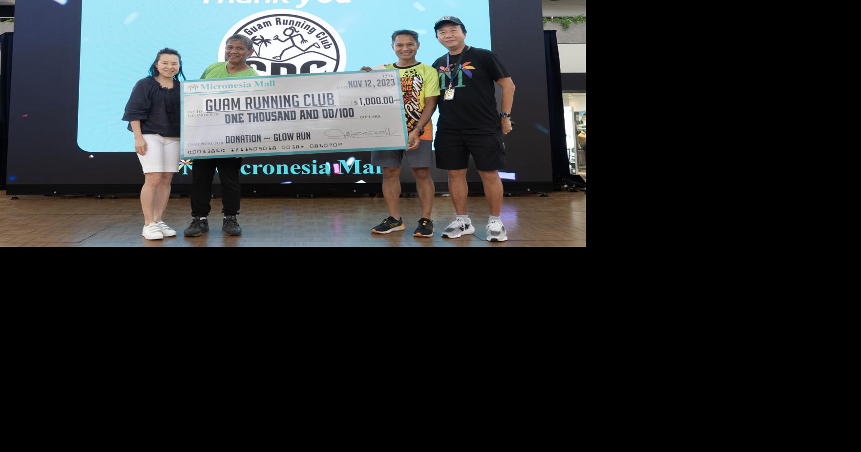 Micronesia Mall surprises Guam Running Club with a $1,000 donation ...