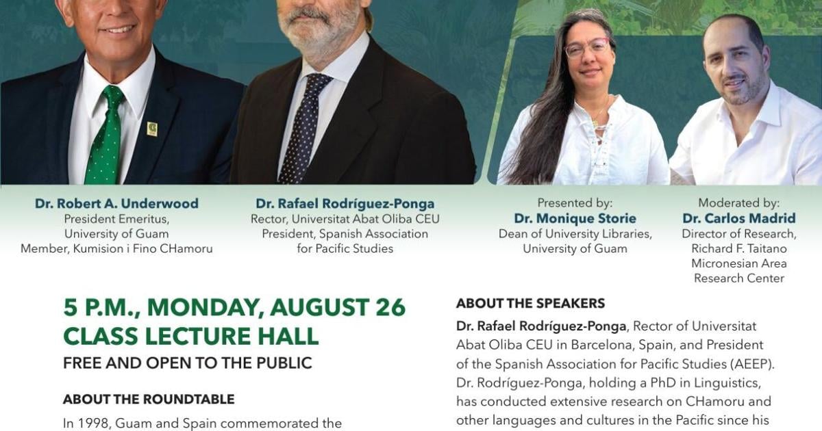 UOG hosts roundtable dialogue on history and perspectives in Micronesia since the Spanish-American War